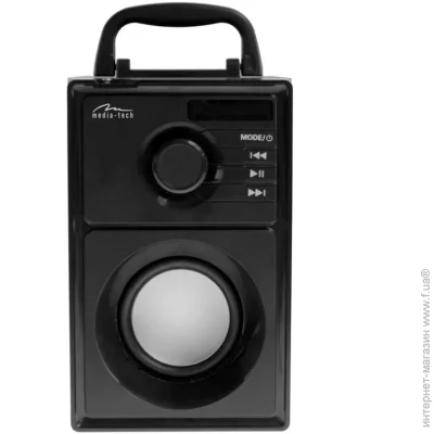   Media-Tech Boombox Silver Black (MT3179)