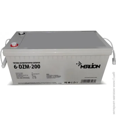    Merlion 6-DZM-200 12V/200Ah M8 AGM 