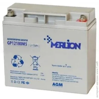    Merlion GP12180M5 12V/18Ah AGM