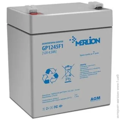    Merlion GP1245F1 12V/4.5Ah AGM