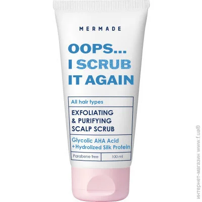     Mermade Oops... I Scrub It Again Exfoliating & Purifying Scalp Scrub 100  (4823122900012)