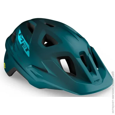  MET  Echo Mips CE M/L Petrol Blue (1052-3HM 128 CE00 L BL2)