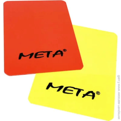 Meta Sport Referee card set ,   129  (0080101515368)