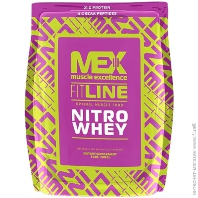  Mex Nutrition Nitro Whey 2270 g /75 servings/ Strawberry (000008769)