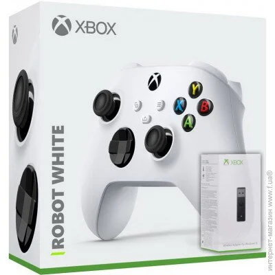  Microsoft Xbox Series X | S Wireless Controller with Bluetooth (Robot White) +     Windows (Upgrade Version) (70753)