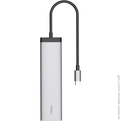 USB- Miiiw USB  Xiaomi Type-C docking station HUB 7-in-1 PD100W+ USB3.0*3+ HDMI+ TF+ SD MWCMA01 Grey (2087905462)