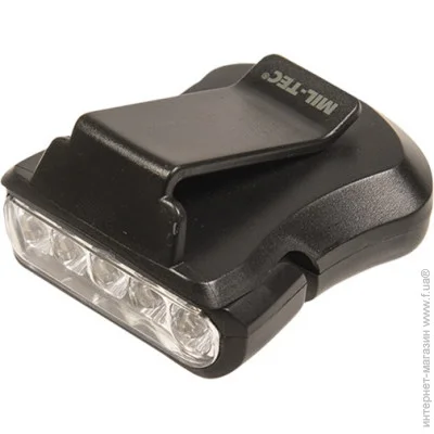 Фонарь налобный Фонарик на кепку 5 Led поворотный Mil-Tec Германия Фонарь налобный Фонарик на кепку 5 Led поворотный Mil-Tec Германия
