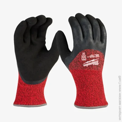 Рукавички MILWAUKEE з опором порізам 4 рівня, зимові, 11/XL (4932480615) Рукавички MILWAUKEE з опором порізам 4 рівня, зимові, 11/XL (4932480615)