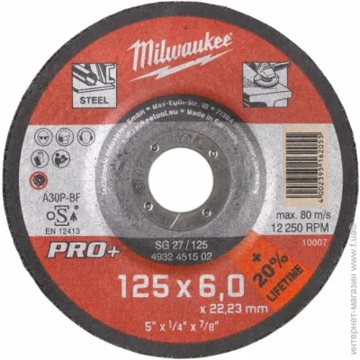 Milwaukee     PRO+ , 125622.23 (4932451502)