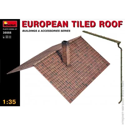  1:35 - Miniart - European Tiled Roof (MA35555) 