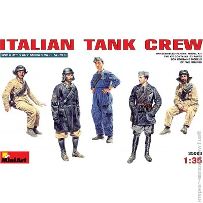  1:35 - Miniart - Italian tank crew (MA35093) 