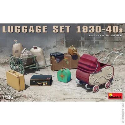  1:35 - Miniart - Luggage Set 1930-40s (MA35582) 