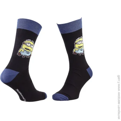Minions  Socks 1-pack 43-46 black 93153667-2