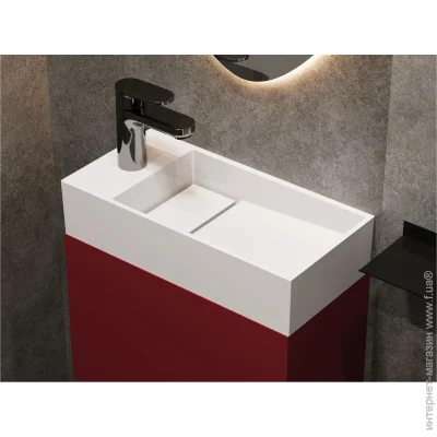 Раковина Miraggio Toni 450 білий глянець 45x22 см (8814584) Раковина Miraggio Toni 450 білий глянець 45x22 см (8814584)