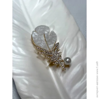  Mirshine Feather Pearl/Gold (23027)