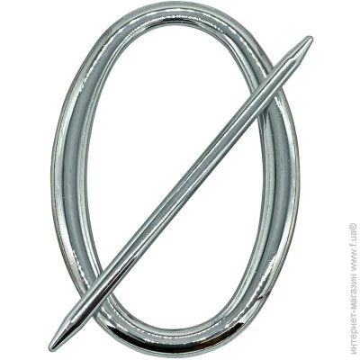 Mislt Декор Овал 180х125 мм серебро глянец D0001-2 Mislt Декор Овал 180х125 мм серебро глянец D0001-2