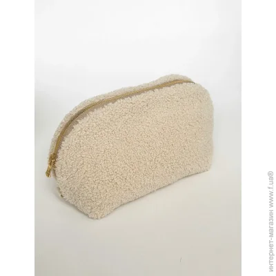 Miso Косметичка TEDDY молочная треугольная 15*14*25 Miso Косметичка TEDDY молочная треугольная 15*14*25