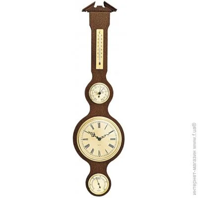 Домашняя метеостанция Moller Moller 204981 Walnut - барометр, гигрометр, термометр Домашняя метеостанция Moller Moller 204981 Walnut - барометр, гигрометр, термометр