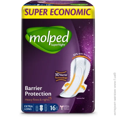   Molped   SuperNight Extra long 16 .