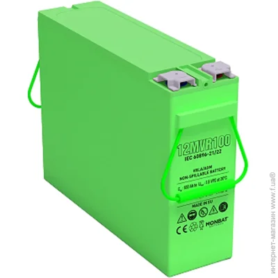     Monbat AGM 12V (12V/100Ah/1200Wh) (12MVR100)