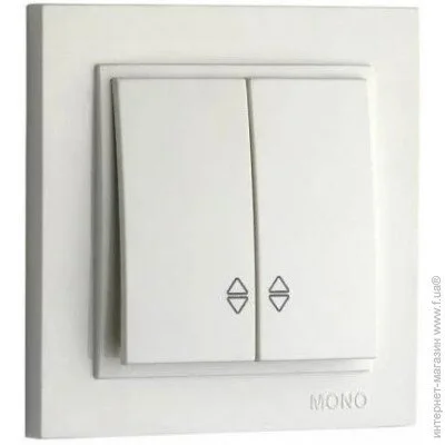 Выключатель Mono Вимикач двокл. прохідний, (102-010023-111) Выключатель Mono Вимикач двокл. прохідний, (102-010023-111)