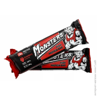 Monsters Strong Max - 80g Strawberry
