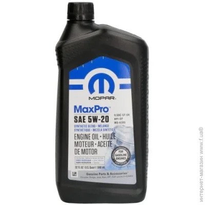 Моторное масло Mopar 68518202AA Моторное масло Mopar 68518202AA