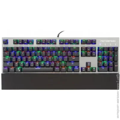  Motospeed CK108 USB ENG, UKR, RUS Outemu Red, RGB (mtck108mr)