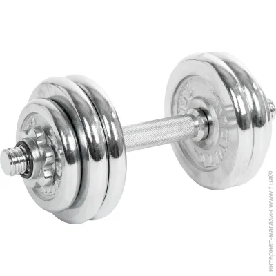 Movit Гантель M01293 хромированный 1 х 15 кг (M-11234074) Movit Гантель M01293 хромированный 1 х 15 кг (M-11234074)
