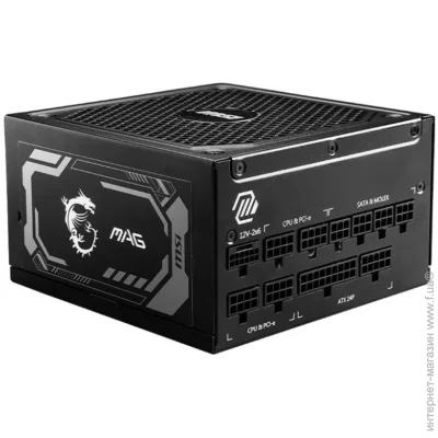 MSI Блок живлення ATX 1000W MAG A1000GL PCIE5 (2750799909) MSI Блок живлення ATX 1000W MAG A1000GL PCIE5 (2750799909)
