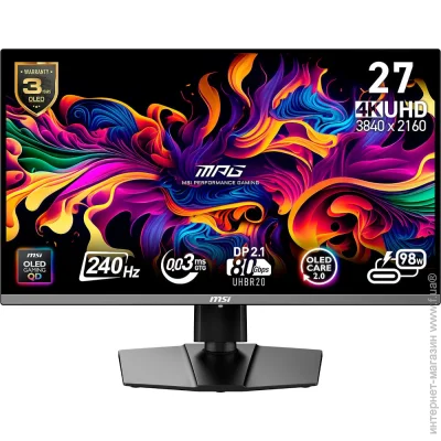  MSI 26.5 " 240  MPG 272URX QD-OLED