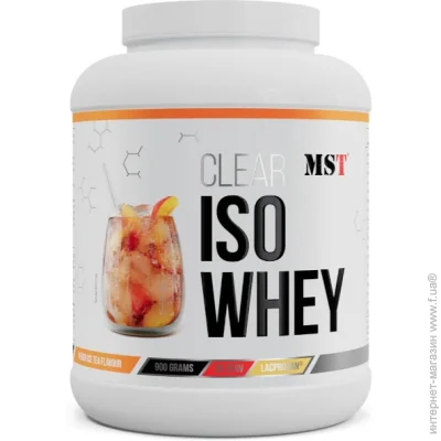  Mst Nutrition Clear Iso Whey 900 g /36 servings/ Peach Ice Tea (000023647)