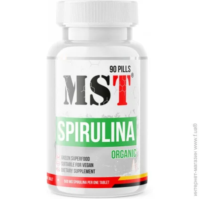   Mst Nutrition   MST Spirulina, 90 