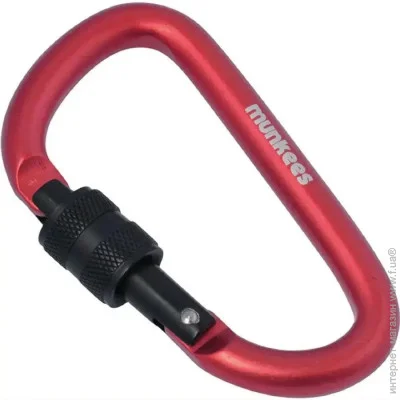 Munkees - 3248 D with Screw Lock 880  Red (1012-3248-RD)