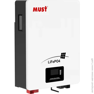    Must LP16-48100 51.2V/100Ah LiFePO4