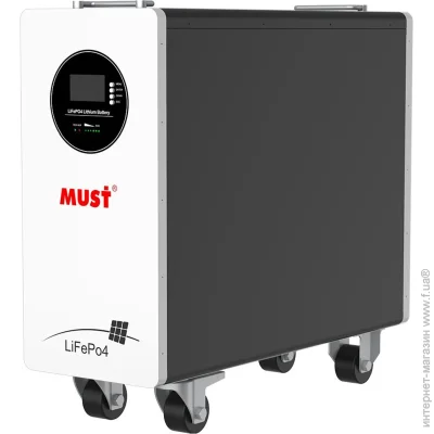     Must LiFePO4 48V (51.2V/300Ah/15360Wh) (LP21-48300)