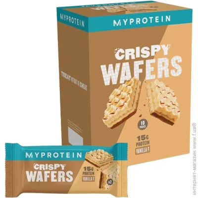 Myprotein Crispy Wafers - 10x42g Vanilla (2022-10-0188)