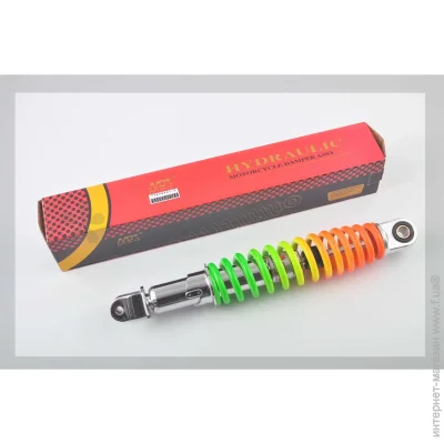 Амортизаторы Naidite Амортизатор для Honda GY6, DIO, LEAD 310 мм Регулируемый Радуга (A-466/MC) Амортизаторы Naidite Амортизатор для Honda GY6, DIO, LEAD 310 мм Регулируемый Радуга (A-466/MC)