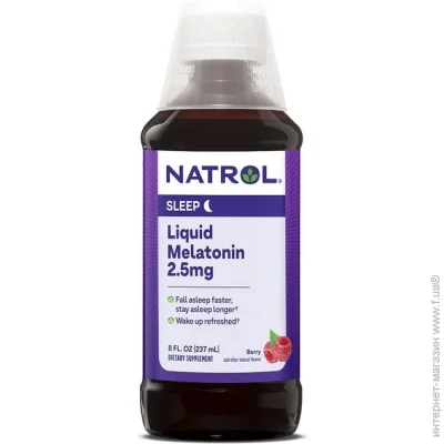     Natrol Melatonin Liquid 2.5 mg, 237  