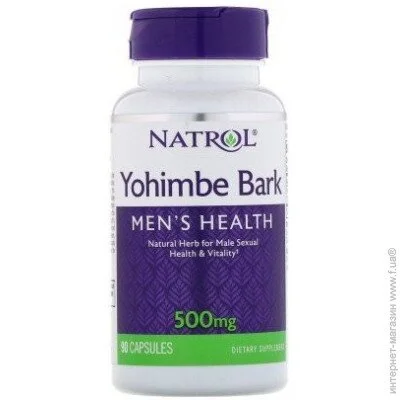   Natrol Yohimbe Bark 500 mg 90 Caps (000002267)