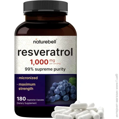   Naturebell   - Resveratrol 1000mg 180  (4384307273)