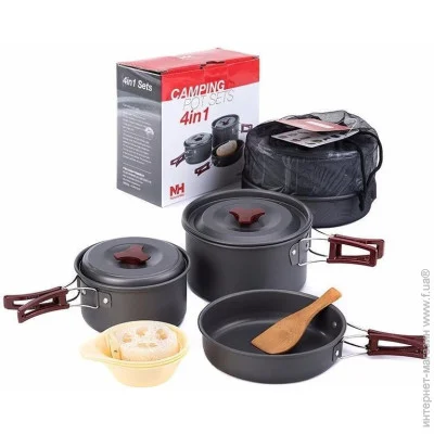 Набір посуду Naturehike 3-4 NH NH15T203-G (1047-6927595787205) Набір посуду Naturehike 3-4 NH NH15T203-G (1047-6927595787205)
