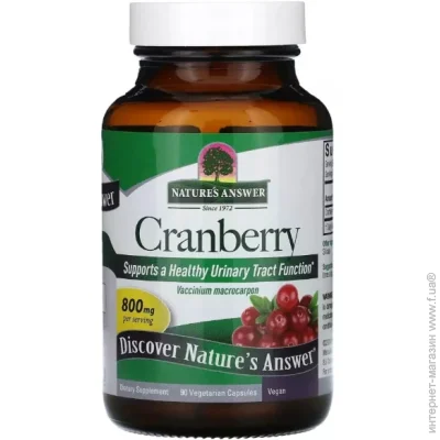   Nature`S Answer Cranberry 800 mg 90 Veg Caps (000022184)