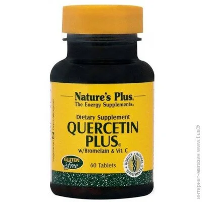   Natures Plus Quercetin Plus 60 Tabs NTP2563 (000002448)