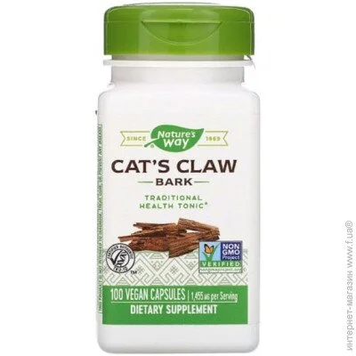   Nature`S Way Cat"s Claw Bark 1455 mg 100 Veg Caps NWY11450 (000002541)