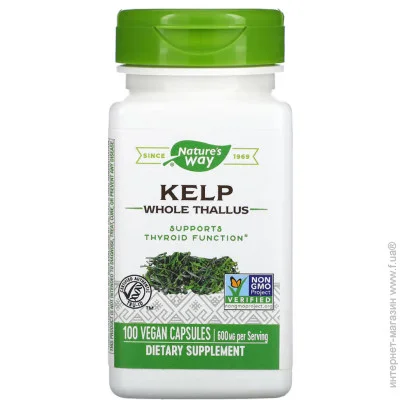   Nature`S Way Kelp - 100 vcaps