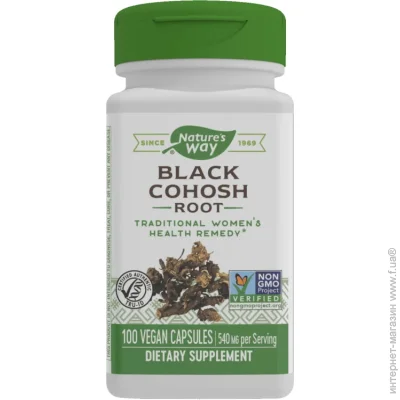   Nature`S Way   Nature's Way Black Cohosh Root 540 mg, 100 