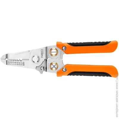 Обжимка NEO TOOLS Клещи обжимные, для обжима наконечников 0.8-3.2мм кв., 180мм (01-549) Обжимка NEO TOOLS Клещи обжимные, для обжима наконечников 0.8-3.2мм кв., 180мм (01-549)
