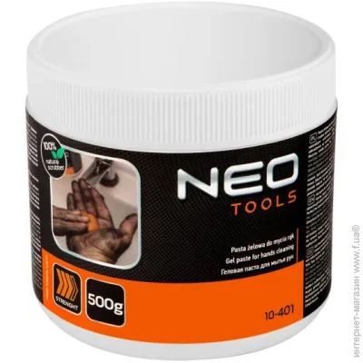 Гель NEO TOOLS Гель-паста для миття рук, 500г, абразивна, нейтральний рН, оранжевий колір (10-401) Гель NEO TOOLS Гель-паста для миття рук, 500г, абразивна, нейтральний рН, оранжевий колір (10-401)