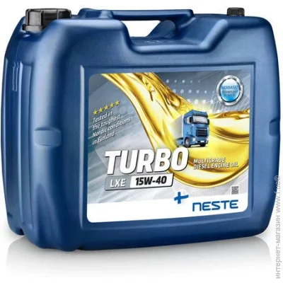 Моторна олива Neste Turbo LXE 15W-40 20 л Моторна олива Neste Turbo LXE 15W-40 20 л